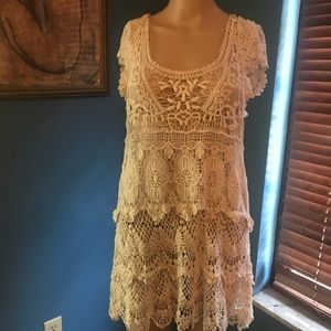 Lace shirt/dress